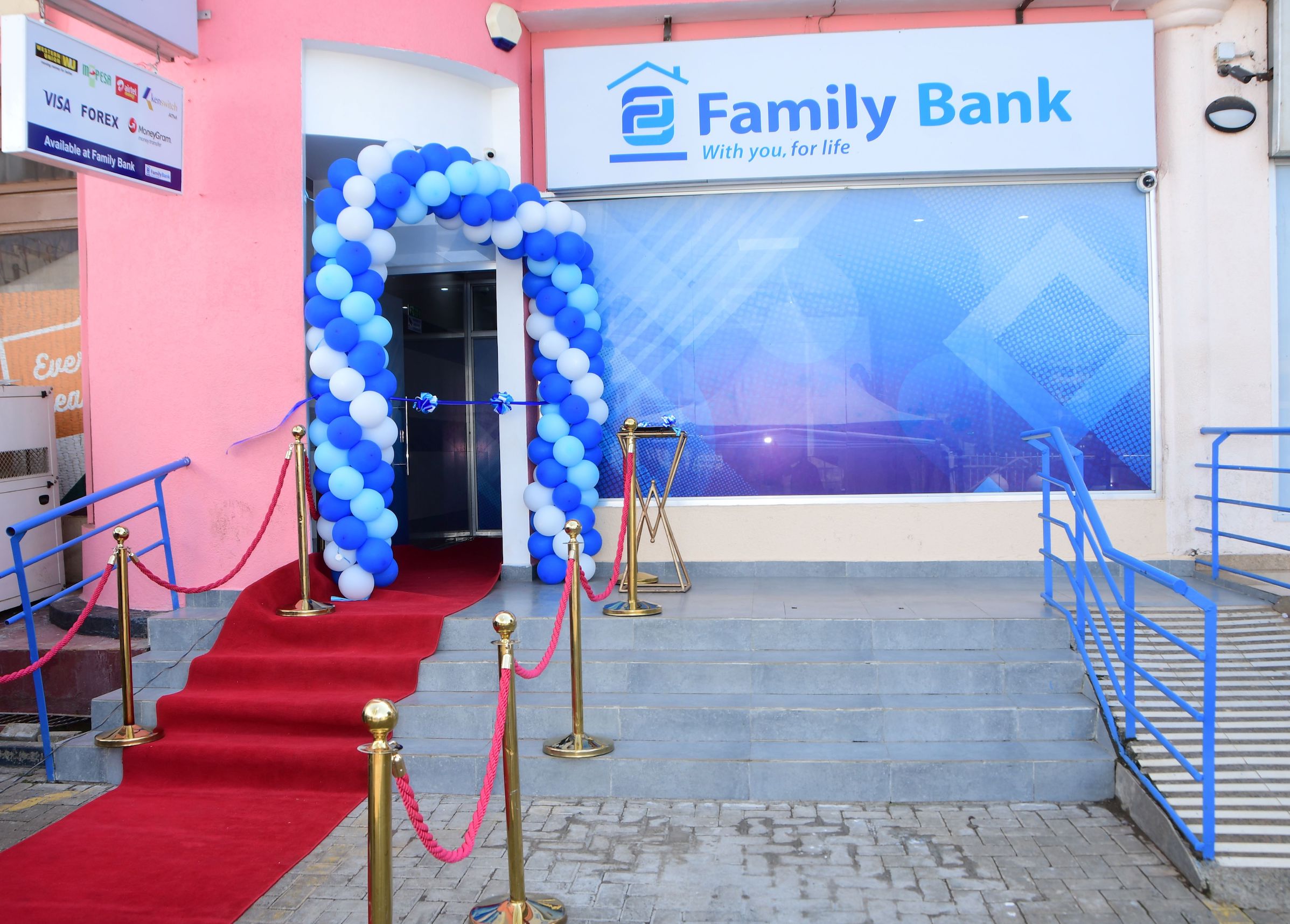  Family Bank Eldoret West Branch. The Bank won the Access to Funding Award for empowering women entrepreneurs through its Queen Banking product. PHOTO/COURTESY